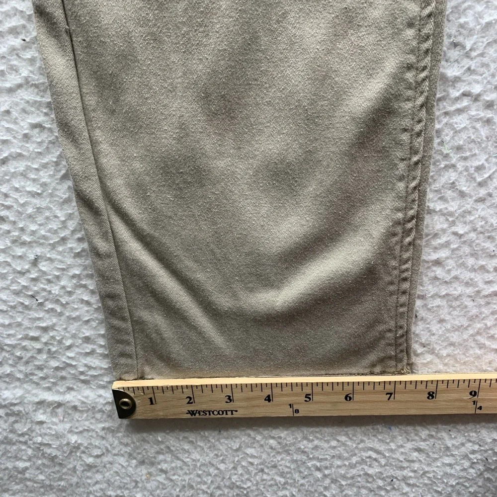 Empyre Skeletor Pants Mens 37x33 (Tag 36) Tapered Slim Stretch Khaki Beige Skate